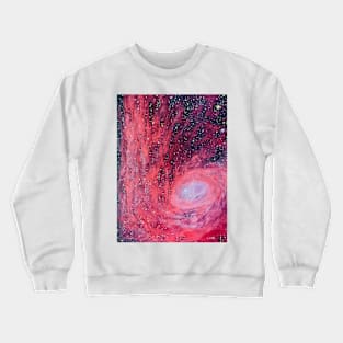 Flaming Star Nebula Crewneck Sweatshirt